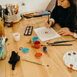 Mandala tekenen - Beeldende therapie - genezend tekenen